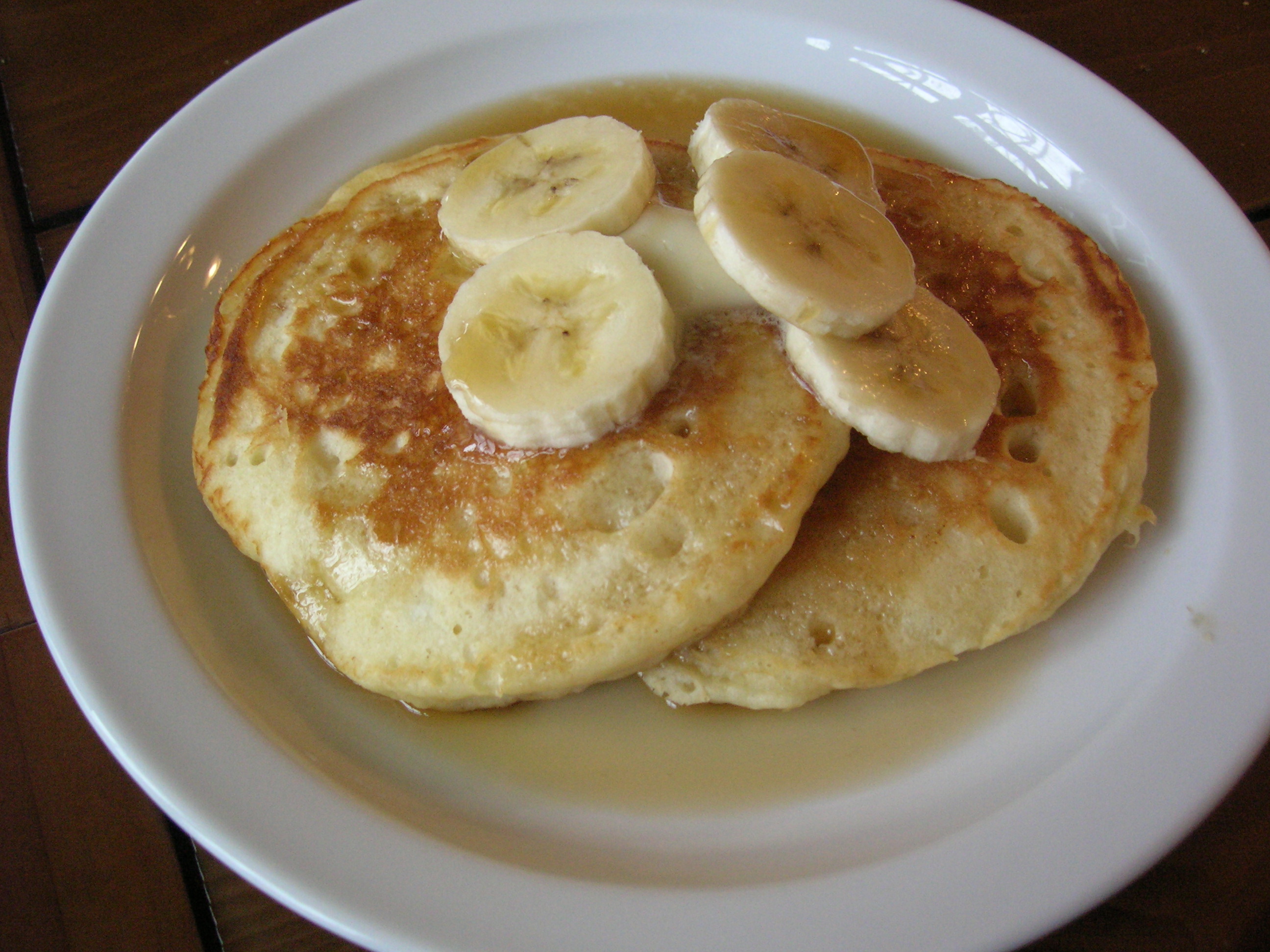 Banana Sour Cream Pancakes Banana Sour Cream Pancakes