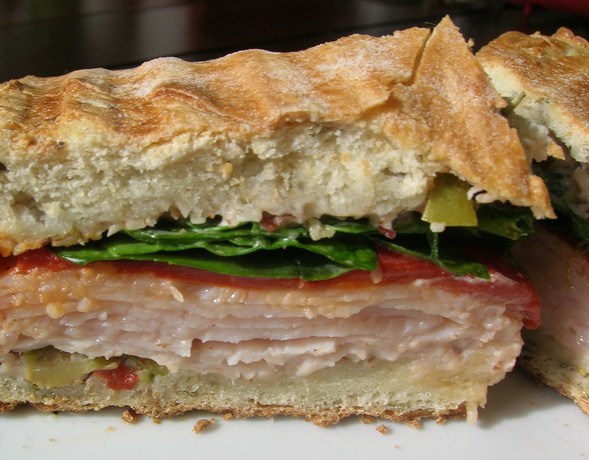 Olive Turkey Panini