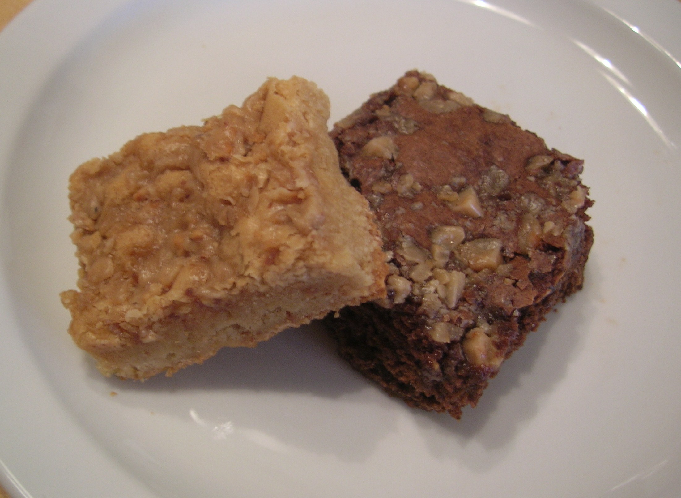 Two Toffee Brownies Two Toffee Brownies
