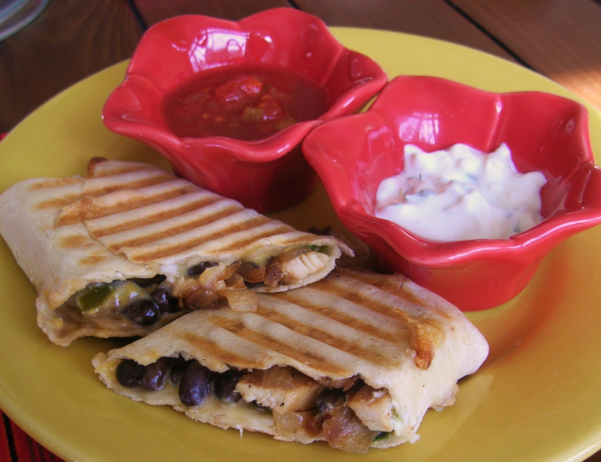 grilled burrito