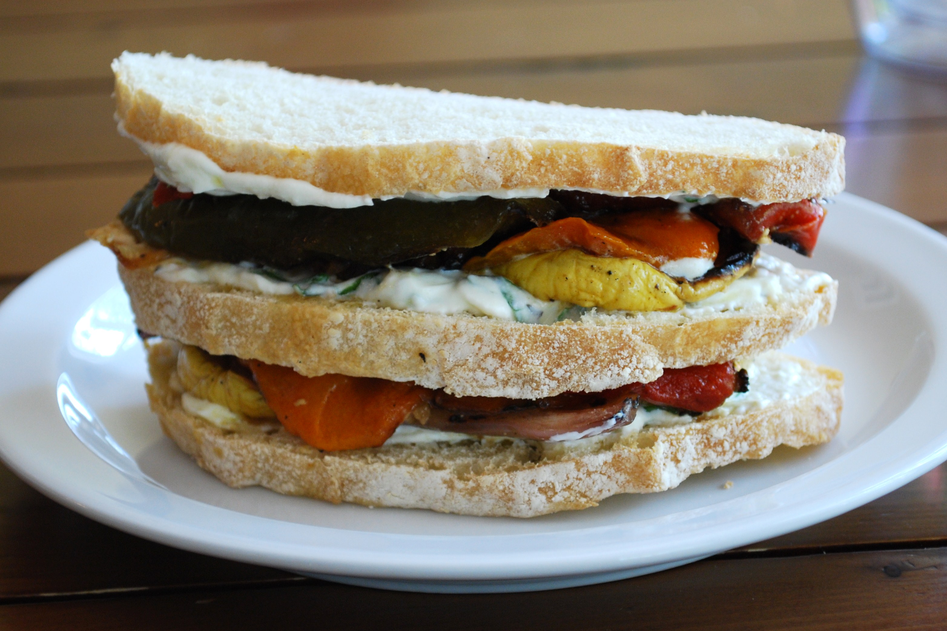 grilled veggie sandwich grilled veggie sandwich