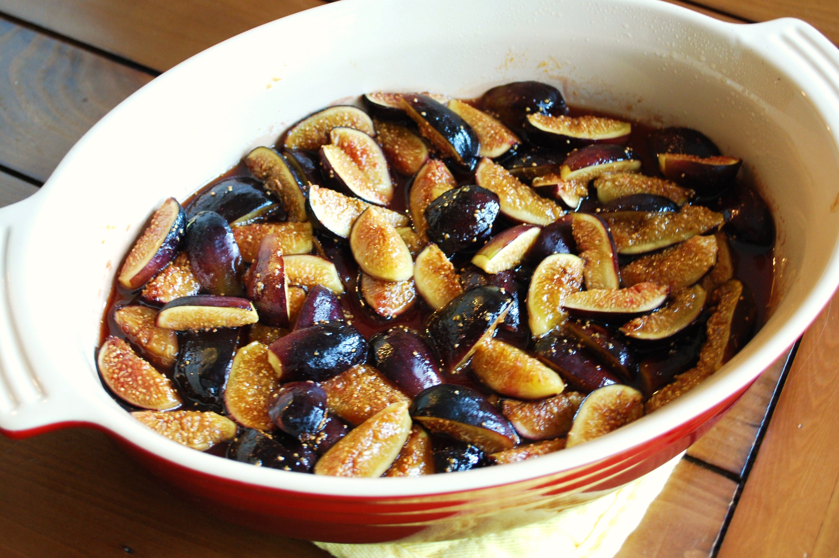 oven-roasted figs