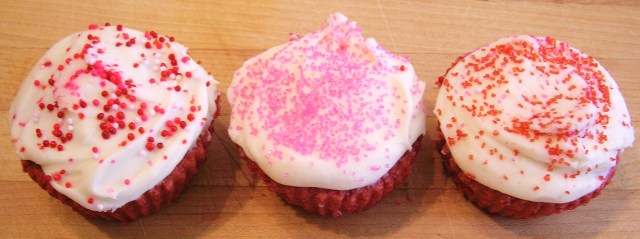 pink velvet cupcakes